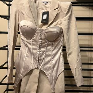 Nude corset dress never worn